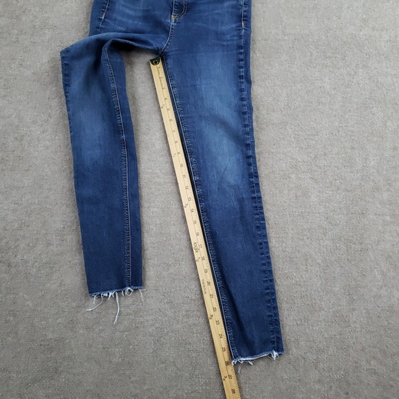 Rag & Bone Jeans Womens 26 Blue 10 Inch Ankle Skinny Mad River Mid Rise Stretch - Picture 2 of 16